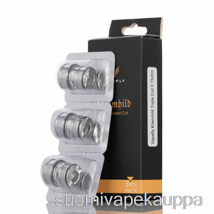 Vape Nesteet Vapefly Kriemhild Vaihtokelat 0,15 Ohm Kolminkertaiset Mesh Kelat